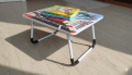 Kids Foldable Study Table – Cartoon & Alphabet Print | Portable Laptop & Reading Desk for Children. 