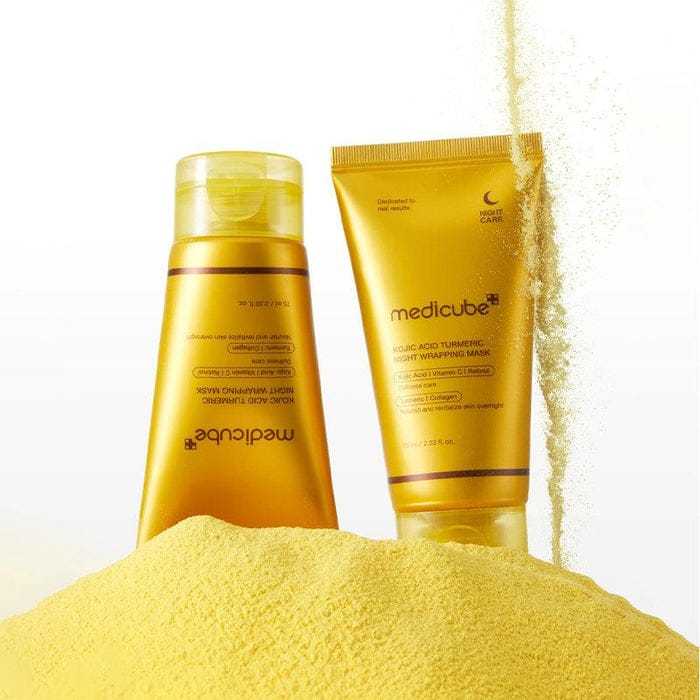 MEDICUBE Kojic Acid Turmeric Night Wrapping Mask 75ml – Brightening ...