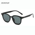 Vintage Orange Round Sunglasses Men Women Jelly Color Glasses Trendy Cat Eye Sun Glasses Punk Style Outdoors Glasses for Male. 