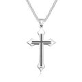 Simple Fashion Cross Chain Necklace for Women Men Jewelry. 