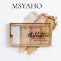 Msyaho 4 Colour Shimmer Make Up Highlighter Palette. 