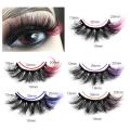 8D Makeup Lashes Volume Thick Fake Eyelashes Cosplay False Eyelashes Colored Lashes Fluffy Mink Lashes Lashes with Color. 