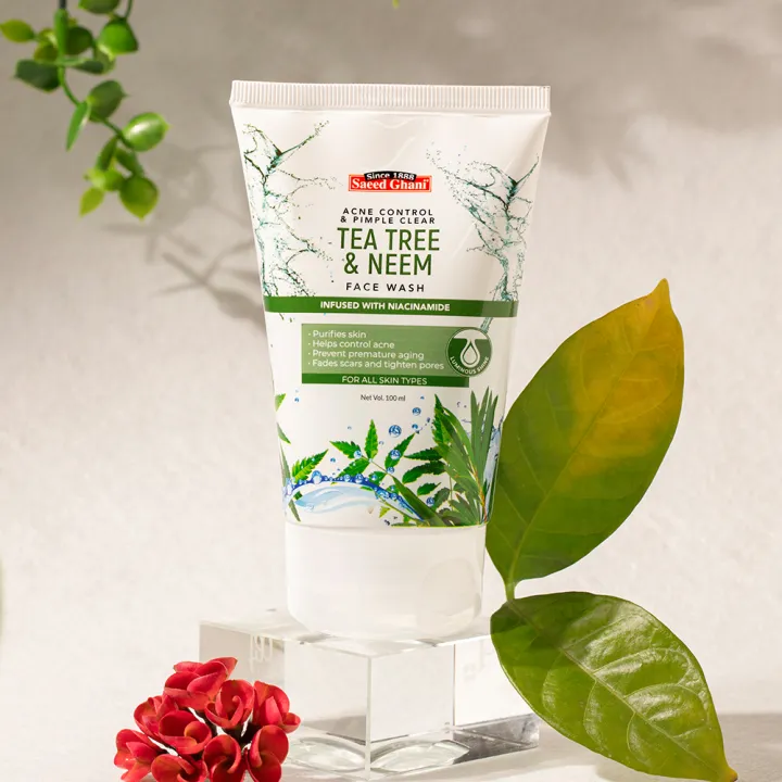 Saeed Ghani Acne Control & Pimple Clear Tea Tree & Neem Face Wash