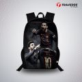 Traverse  Messi theme Backpack for Boys & Girls. Large dual compartment bag Bags hand bag for girls bags for girls. 