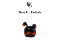 Wave Pro True Wireless Earbuds | Deep Bass Sound | Bluetooth 5.3 | ENC Noise Reduction | 40H Playtime | Gaming Mode | Type-C Fast Charging | Premium Earbuds. 
