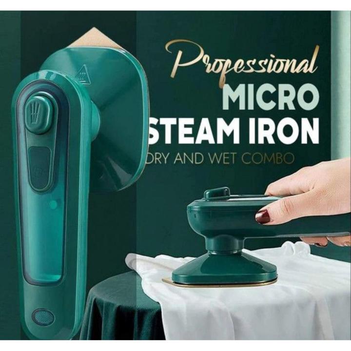 Small Mini Iron - Dual Voltage Compact Design, Great for Travel - Non-Stick Ceramic Soleplate - Dry or Steam Ironing - Extra-Long Power Cord – Heats Rapidly in 30 Seconds
|
Orignal Mini Iron With Spray - Mini Dry Iron