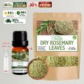Rosemary Leaves / Leaf Organic 30 Gram + Rosemary Oil Bundle | 100% Natural Hair Growth Kit | FREE Spray Bottle Included | Hair Fall Control & Scalp Care. 