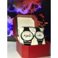 Customize Name Magnet Chain Watch For Couple Watch (PERFECT GIFT FOR YOUR LOVED ONES). 