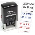 Shiny Printy Date Stamp Self Inking 4 in 1 (Paid , Received, Manufacturing & Expiry). 