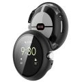 For Google Pixel Watch Tempered Glass Film PC Watch Case. 