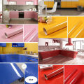 PVC SHEET self Adhesive &lt;1ft x 9ft&gt; for Kitchen Cabinet, Wardrobe, Table, Laptop, Office Furniture, School Wall Wrapping Decor Decoration. 