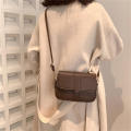 Trendy Saddle Shoulder Bag Women PU Leather Crossbody Bag Simple Solid Color Flap Messenger Bag Designer Handbags Pouch. 