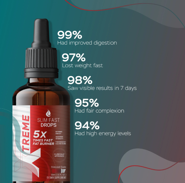 Slim Fast Drops Xtreme 5x times faster fat burner
