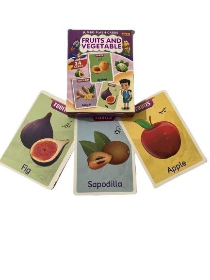 libXR 3D fruit and vegetable flash cards for kids