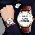 picture watch ,picture watch for man  ,Customised  PICTURE WATCH WITH BOX. 