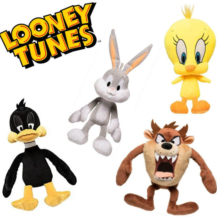 Looney Tunes Figures Soft Cuddly Cartoon Characters Stuffed Toys For Kids