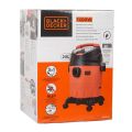 Black+Decker Vacuum Cleaner (Wet n Dry) with Blower function 20 Litre 1400 Watt - WDBD20 - with HEPA Filter (Allergen Filtration). 