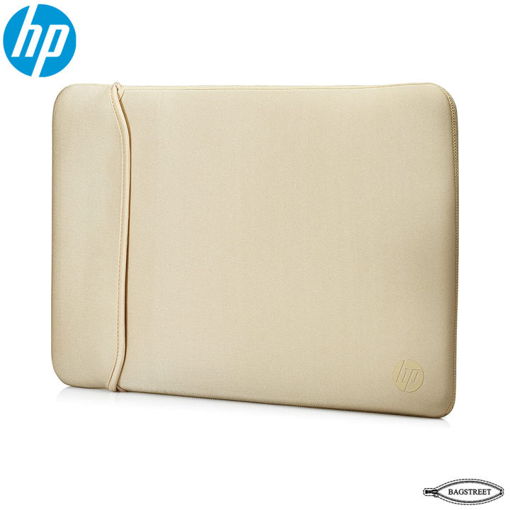 HP 14" Inch Black & Gold Reversible Neoprene Sleeve for Laptop/Chromebook/Mac