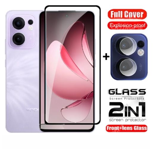 For OPPO Reno 13F Screen Protector On OPPO Reno13 Full Cover Tempered Glass Protective Phone Camera Lens Film Reno 13 Pro 5G Glass