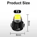 Universal T3 LED Tube Light W3W 12V Car LED Lamp 1210 1SMD Car Dashboard Bulb. 