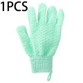 1/2/6Pcs Five Fingers Bath Exfoliating Glove Scrub Body Foam Back Bathing Cleaning Gloves Bathroom Accessories. 