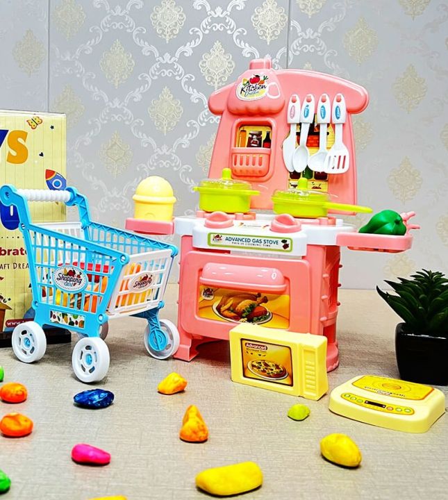 Kitchen%20Dream%20Mini%20Pretend%20Gas%20Stove%20With%20Shopping%20Cart%20Playset%20For%20Kids%20Simulation%20Cooking%20Toys%20-%20Pretend%20Play%20Kitchen%20Set%20Toy%20For%20Kids%20-%20Image%203