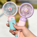 Mini Fan Rechargeable /Electric Portable Mini Desk Fan Mini Fans for School Kids - Rechargeable USB Battery - Small Fan with Adjustable Speed - Rechargeable Fan Versatile Usage. 