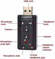 EXTERNAL USB AUDIO SOUND CARD ADAPTER VIRTUAL 7.1 CHANNEL USB 2.0 MIC SPEAKER AUDIO MICROPHONE 3.5MM JACK CONVERTER FOR PC , External USB 2.0 Virtual 7.1 Channel Audio Splitter Sound Card Adapter for PC/Laptop. 