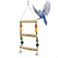Bird Ladder Parrot Toys Ladders Chewing Toys Hanging Pet Bird Cage Accessories Hammock Toy for all type large , medium , Small Parakeets Cockatiels, Lovebirds, Conures, Macaws, Lovebirds, Finches. 