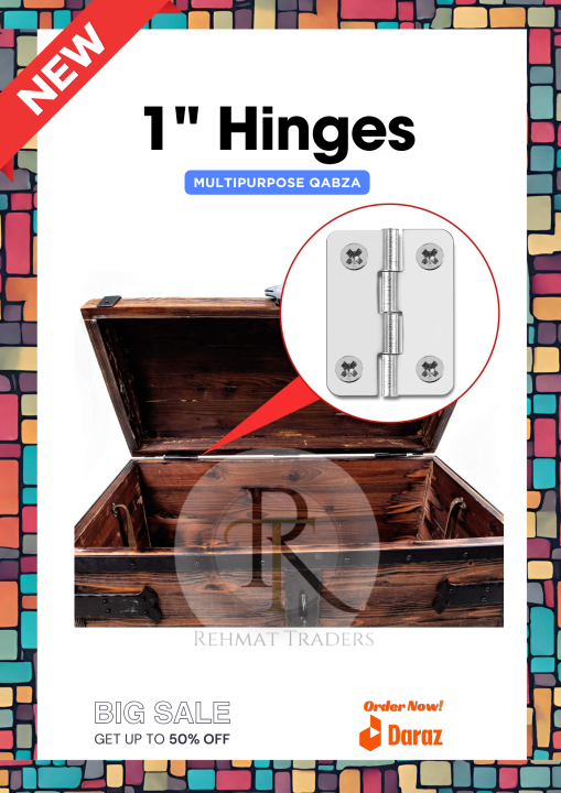 1 inch Hinges / Qabza for Crafts, Jewelry box, small boxes, Storage boxes DIY Projects