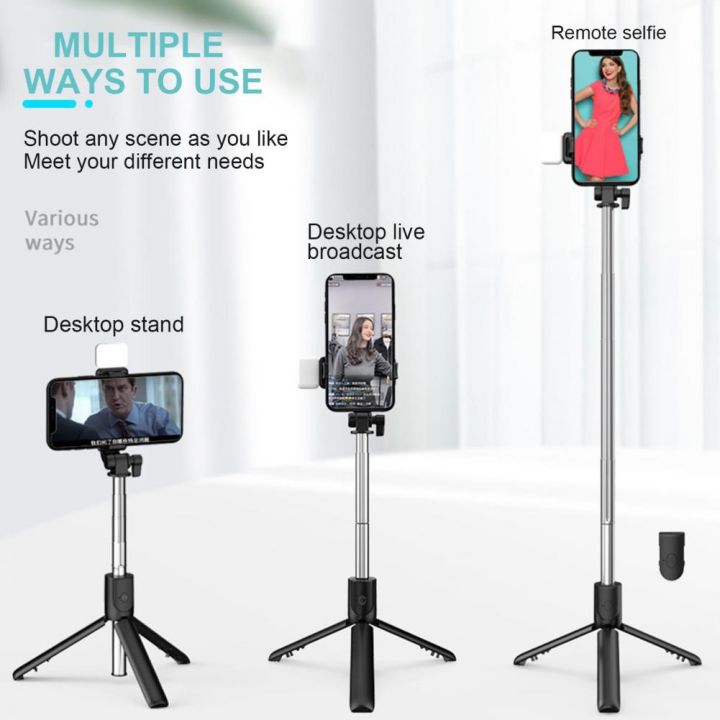 2.3ft%20Wireless%20Selfie%20Stick%20with%20LED%20Light,%20Bluetooth%20Remote%20Shutter%20&%20Tripod%20Stand%20-%20Foldable%20Extendable%20Mini%20Tripod%20Selfie%20Stick%20for%20Vlogging%20-%20Portable%20Multi%20functional%20Mobile%20Holder%20Grip%20-%20Image%204