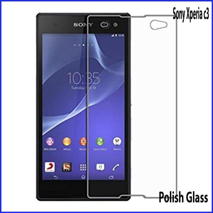 Sony Xperia C3 Tempered Glass Screen Protector Polish Glass For Sony Xperia C3