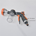 Garden Hose Nozzle,8 Patterns Hose Sprayer High Pressure, Dog Wash, with Soap Dispenser. 