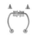 Nose Piercing Goth Nose Septum Rings Stainless Steel Magnet Piercing Fine Body Jewelry For Women Girl's Birthday Gift. 