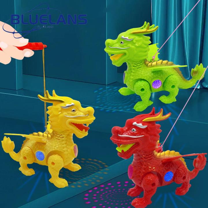 Portable Lantern with Light Music Interactive Dragon Year Celebrations Handheld Music Light Toy for Kids Electric Flying Dragon Portable Fun Light-up Lantern with Music for Kids