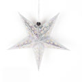 3D Shiny Star Stereo laser Paper Lantern Pentagram Lamp 30cm/45cm/60cm Hanging Tree Ornaments Christmas Scene Decoration. 