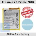 Huawei Y6 Prime 2018 Battery HB366481ECW Replacement Premium Quality 3000mAh For Huawei Y6 Prime 2018. 