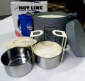 2+1 Partitions Hotline Insulated Food Carrier Lunch Box Tiffin. 