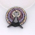 Fashion Crystal Bud Hair Clip Half Bail Hair Catcher For Women Poni Tail Bun Maker Hair Clips. 