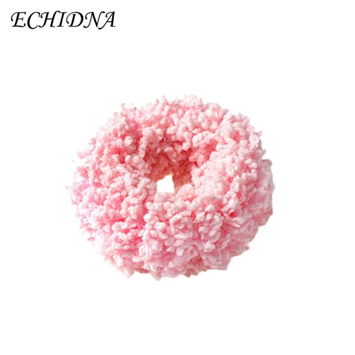 ECHIDNA Hair Tie Fuzzy Girls Glowing Hair Band