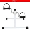 Exerciser Leg Arm Workout Machine Under Desk Bike Foldable Mini Bike Foot Pedal Cycle - White. 