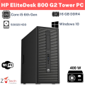 HP EliteDesk 800 G2 Tower PC - Core i5 6th Gen - 16 GB DDR4 RAM - 500GB Hard Disk - 400W PSU - WiFi - Windows 10  -  Z Tech Computers. 