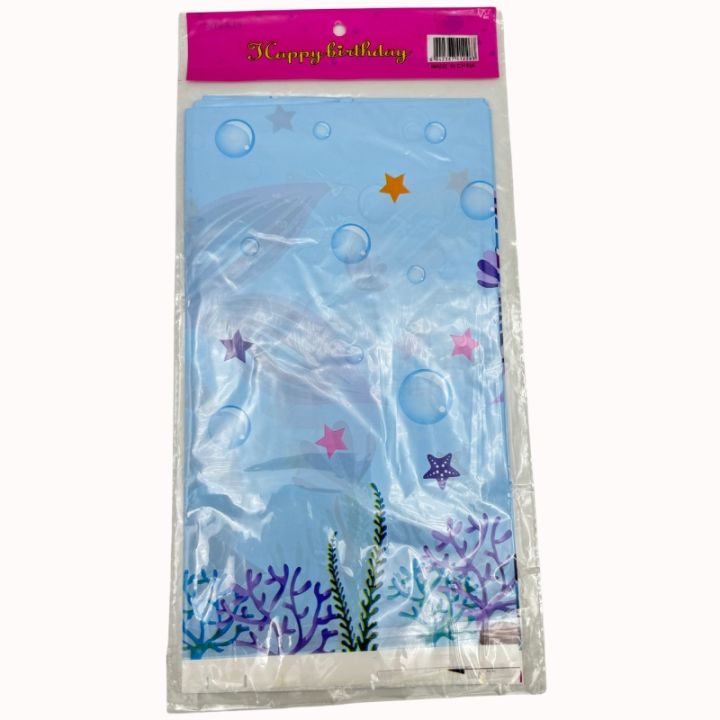 MERMAID THEME TABLE COVER - MERMAID TABLE COVER