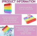 Pop It Fidget Toys Pop Its Toy Set Popits Stress Relief Rainbow Poppit Silicone Gadgets Push Pop Bubble Fidget Gift for Kids. 