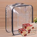 Large Blanket Cover Bag / Transparent PVC Plastic Clear Under Bed Bags Clothes Packaging Bag Environmental Protection Quilt PVC Clothing Storage Bag. 