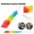 3PCS Cleaning Duster, Soft Magic Colorful Feather Duster Brush Anti Static Cleaning Products with Long Plastic Handle for Cleaning Furniture, Calligraphy, TV Screen, Computer. 