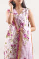 Saya Unstitched Printed Warm Cotton 3 Piece Suit For Women - Unstitched Fabric For Women - Arabic Linen Dupatta - Winter 2025. 