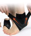 Adjustable Foot Ankle Support Belt Foot Injury Pain Wrap Strap Safety Protector Foot - Large. 
