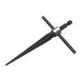 3-13mm Hex Shank Taper Reamer Handheld Woodworking Fluted Chamfer Cutting Tool. 
