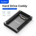ORICO 2.5 to 3.5 inch Hard Drive Caddy Support SATA 3.0 Support 7 / 9.5 / 12.5mm 2.5 inch SATA HDD and SSD Computer Accessories. 